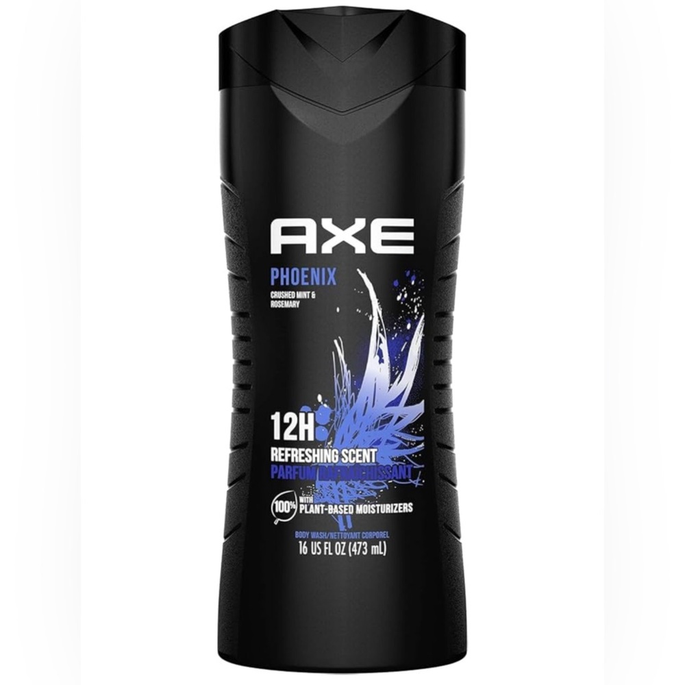 AXE Body Wash 12h Refreshing Scent Phoenix Crushed Mint and Rosemary Men's